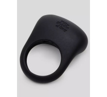 Черное эрекционное виброкольцо Sensation Rechargeable Vibrating Love Ring