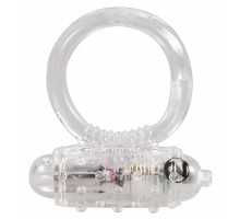 Прозрачное эрекционное виброкольцо Vibro Ring Clear