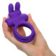 Заказать Фиолетовое двойное эрекционное кольцо Silicone Rechargeable Dual Rockin Rabbit