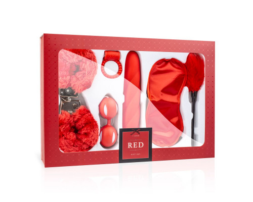 Заказать Эротический набор I Love Red Couples Box