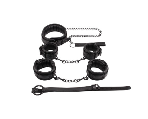 БДСМ-набор из 4 предметов Deluxe Bondage Kit