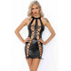 Сексуальное мини-платье с двойной шнуровкой Powerwetlook dress with double lace-up front