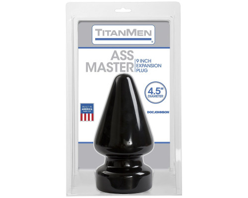 Заказать Огромный плуг Titanmen Tools Butt Plug 4.5  Diameter Ass Master - 23,1 см.