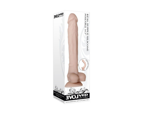 Гибкий фаллоимитатор Real Supple Poseable - 26 см.