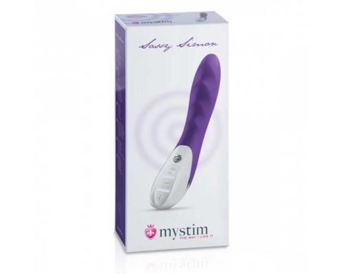 Заказать Фиолетовый вибратор Mystim Sassy Simon - 27 см.