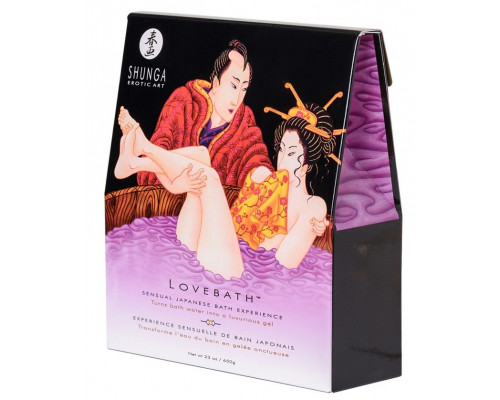 Заказать Соль для ванны Lovebath Sensual lotus, превращающая воду в гель - 650 гр.