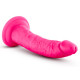 Розовый фаллоимитатор 7.5 Inch Silicone Dual Density Cock - 19 см.