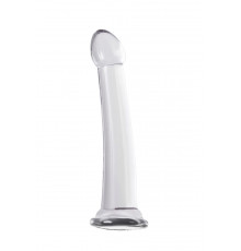 Прозрачный нереалистичный фаллоимитатор Jelly Dildo XL - 22 см.