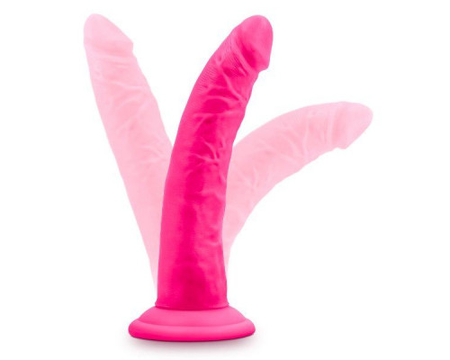 Розовый фаллоимитатор 7.5 Inch Silicone Dual Density Cock - 19 см.