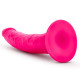 Розовый фаллоимитатор 7.5 Inch Silicone Dual Density Cock - 19 см.