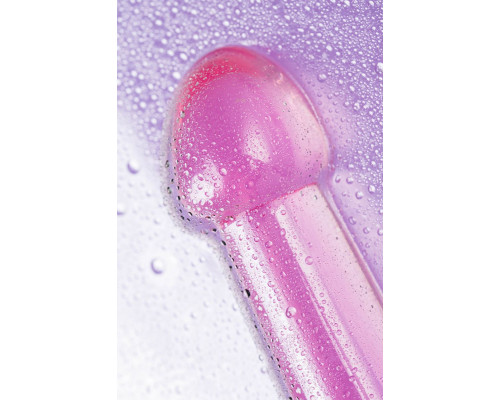 Розовый нереалистичный фаллоимитатор Jelly Dildo L - 20 см.