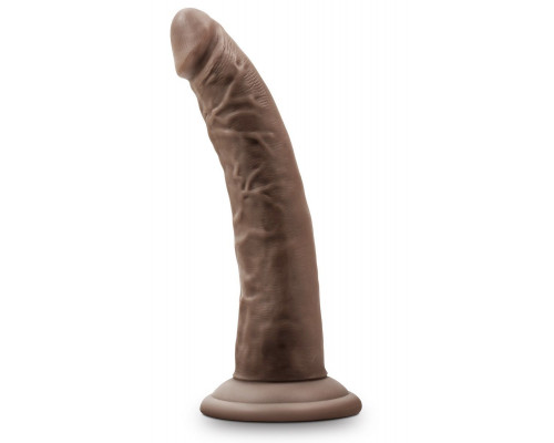 Заказать Коричневый фаллоимитатор 7 Inch Cock With Suction Cup - 19 см.