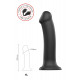 Заказать Черный фаллос на присоске Silicone Bendable Dildo XL - 20 см.