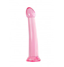 Розовый нереалистичный фаллоимитатор Jelly Dildo XL - 22 см.