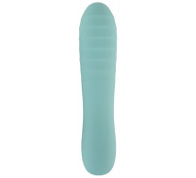 Аквамариновый мини-вибратор Straight Vibrator - 16,4 см.