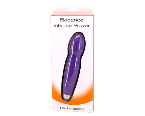 Заказать Фиолетовый мини-вибромассажер ELEGANCE INTENSE POWER - 14 см.