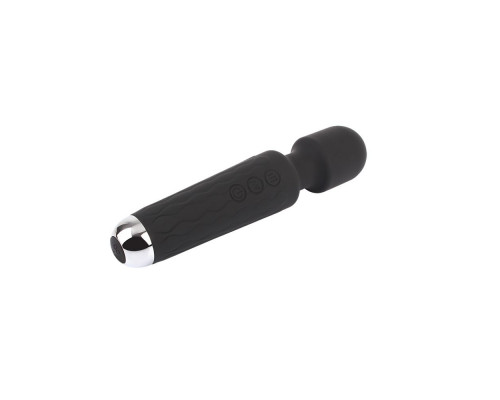 Черный жезловый вибратор Wacko Touch Massager - 20,3 см.