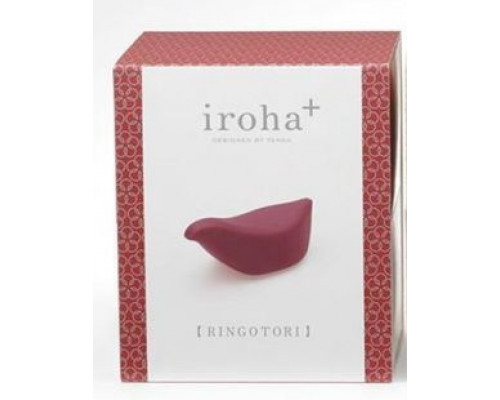 Бордовый клиторальный стимулятор IROHA TORI