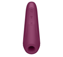 Бордовый вакуум-волновой стимулятор Satisfyer Curvy 1+