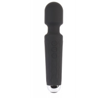 Черный жезловый вибратор Wacko Touch Massager - 20,3 см.