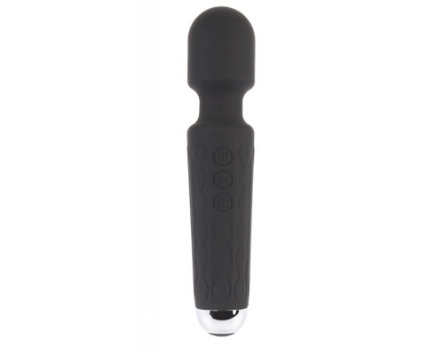 Черный жезловый вибратор Wacko Touch Massager - 20,3 см.