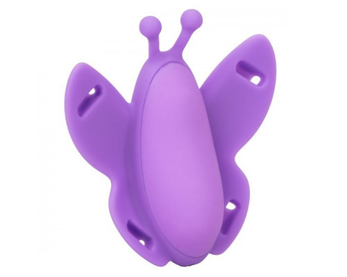 Фиолетовая вибробабочка на ремешках Silicone Remote Venus Butterfly