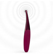 Фиолетовый точечный вибромассажер Senzi Vibrator - 14,7 см.