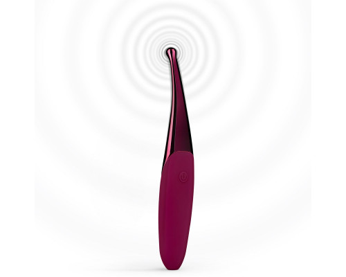 Заказать Фиолетовый точечный вибромассажер Senzi Vibrator - 14,7 см.