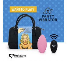 Розовый вибромассажер в трусики с пультом ДУ Panty Vibe Remote Controlled Vibrator