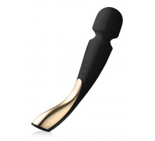 Черный вибромассажёр Lelo Smart Wand 2 Large - 30,4 см.