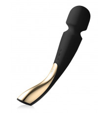 Черный вибромассажёр Lelo Smart Wand 2 Large - 30,4 см.