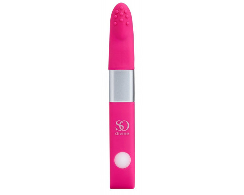 Заказать Ярко-розовый вибростимулятор Get Lucky USB Vibrator - 12 см.