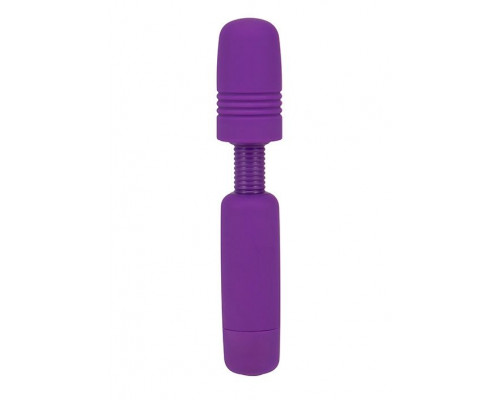 Заказать Фиолетовый мини-вибратор POWER TIP JR MASSAGE WAND