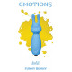 Голубой мини-вибратор Emotions Funny Bunny