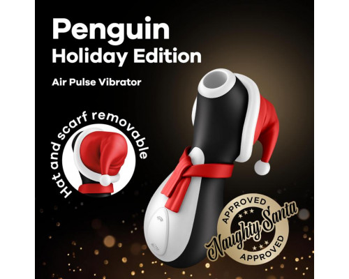 Вакуум-волновой стимулятор клитора Penguin Holiday Edition