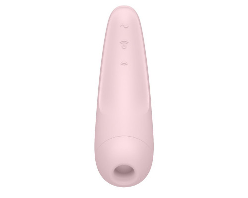 Розовый вакуум-волновой стимулятор Satisfyer Curvy 2+