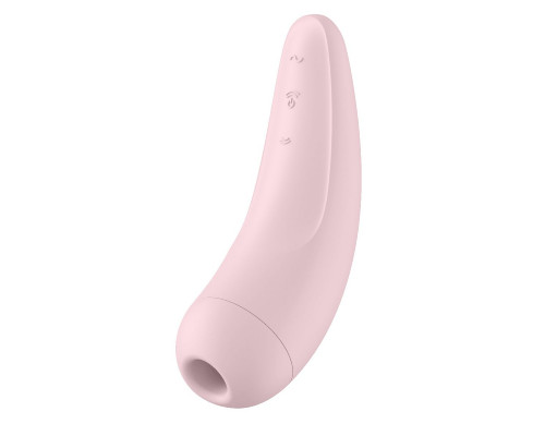 Розовый вакуум-волновой стимулятор Satisfyer Curvy 2+