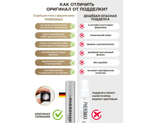 Заказать Концентрат феромонов без запаха Pheromax Man для мужчин - 14 мл.