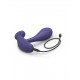 Темно-синий вибромассажер Witty P G Vibrator with Remote Control