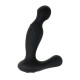 Черный вибростимулятор простаты Adam s Rotating P-spot Massager - 14,2 см.