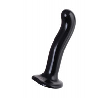 Черный стимулятор для пар P G-Spot Dildo Size L - 19 см.