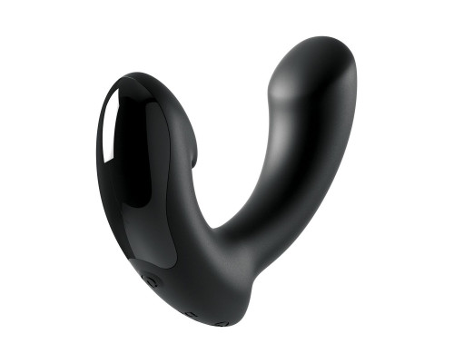 Заказать Черный вибромассажер простаты Ultimate Silicone P-Spot Massager