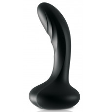 Черный массажер простаты Ultimate Silicone P-Spot Massager - 13,9 см.