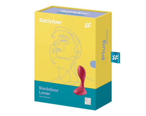 Заказать Красный вибромассажёр простаты Satisfyer Backdoor Lover - 14 см.