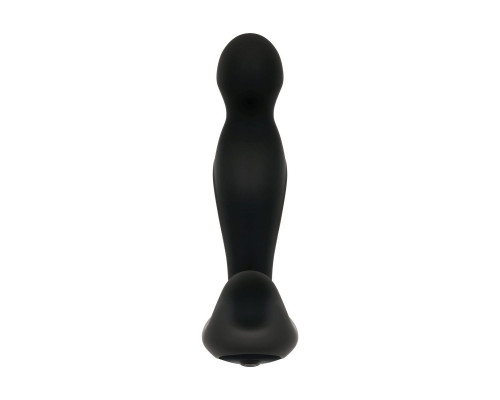 Черный вибростимулятор простаты Adam s Rotating P-spot Massager - 14,2 см.