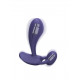 Темно-синий вибромассажер Witty P G Vibrator with Remote Control