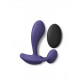 Темно-синий вибромассажер Witty P G Vibrator with Remote Control