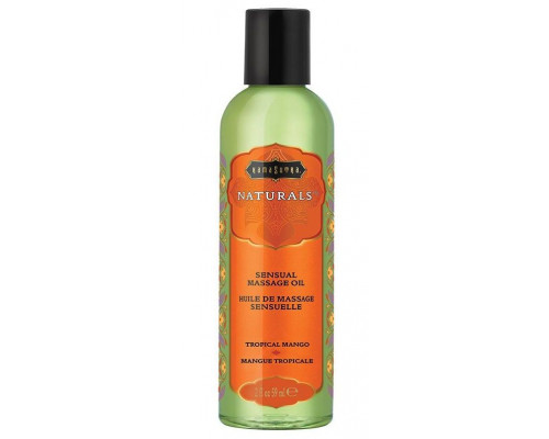 Заказать Массажное масло Naturals Tropical Mango с ароматом манго - 59 мл.