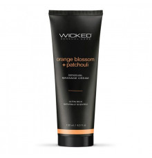 Массажный легкий крем WICKED Orange Blossom plus Patchouli - 120 мл.