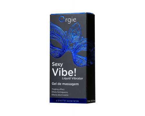 Заказать Гель для массажа ORGIE Sexy Vibe Liquid Vibrator с эффектом вибрации - 15 мл.